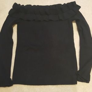 Off the shoulder sweater